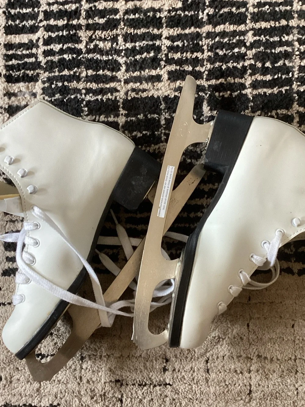 Lake Placid White Women's Figure Ice Skates
